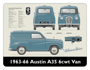 Austin A35 Van 1963-66 Mouse Mat